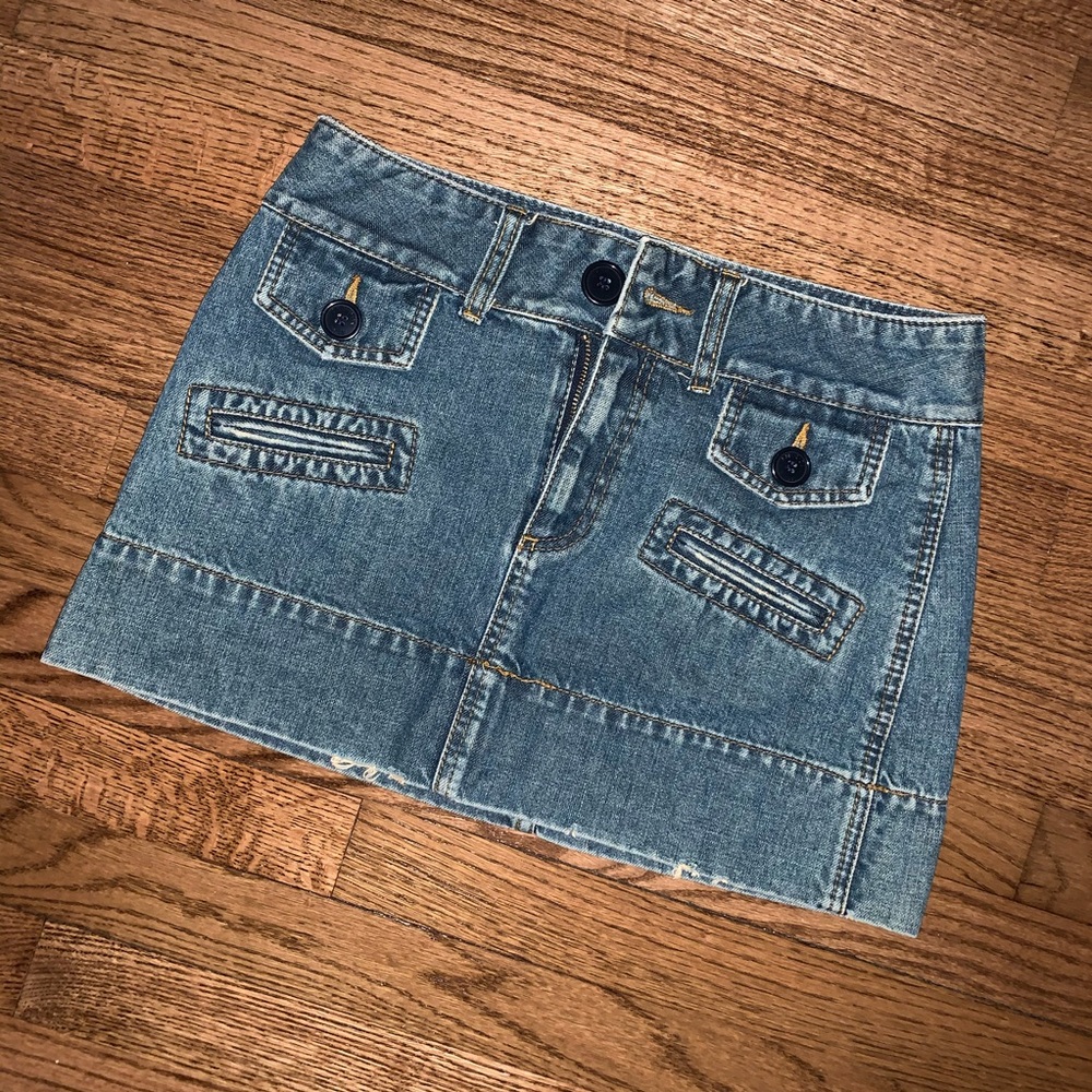 Denim Mini Skirt